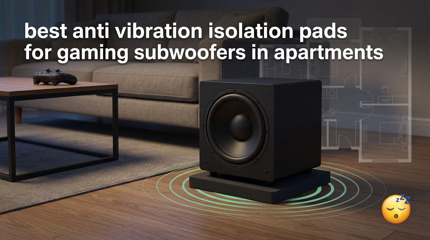 best anti vibration isolation pads for gaming subwoofers in apartments