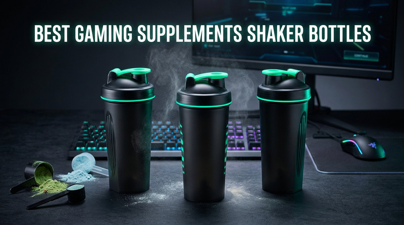 best gaming supplements shaker bottles