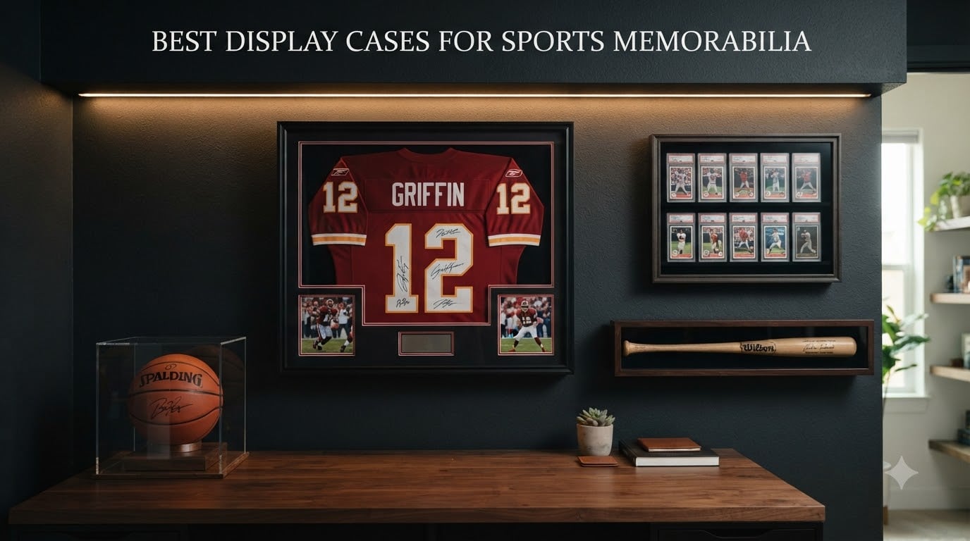 best display cases for sports memorabilia