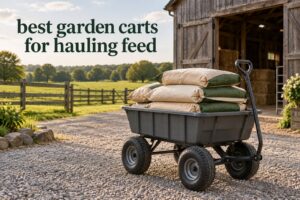 best garden carts for hauling feed