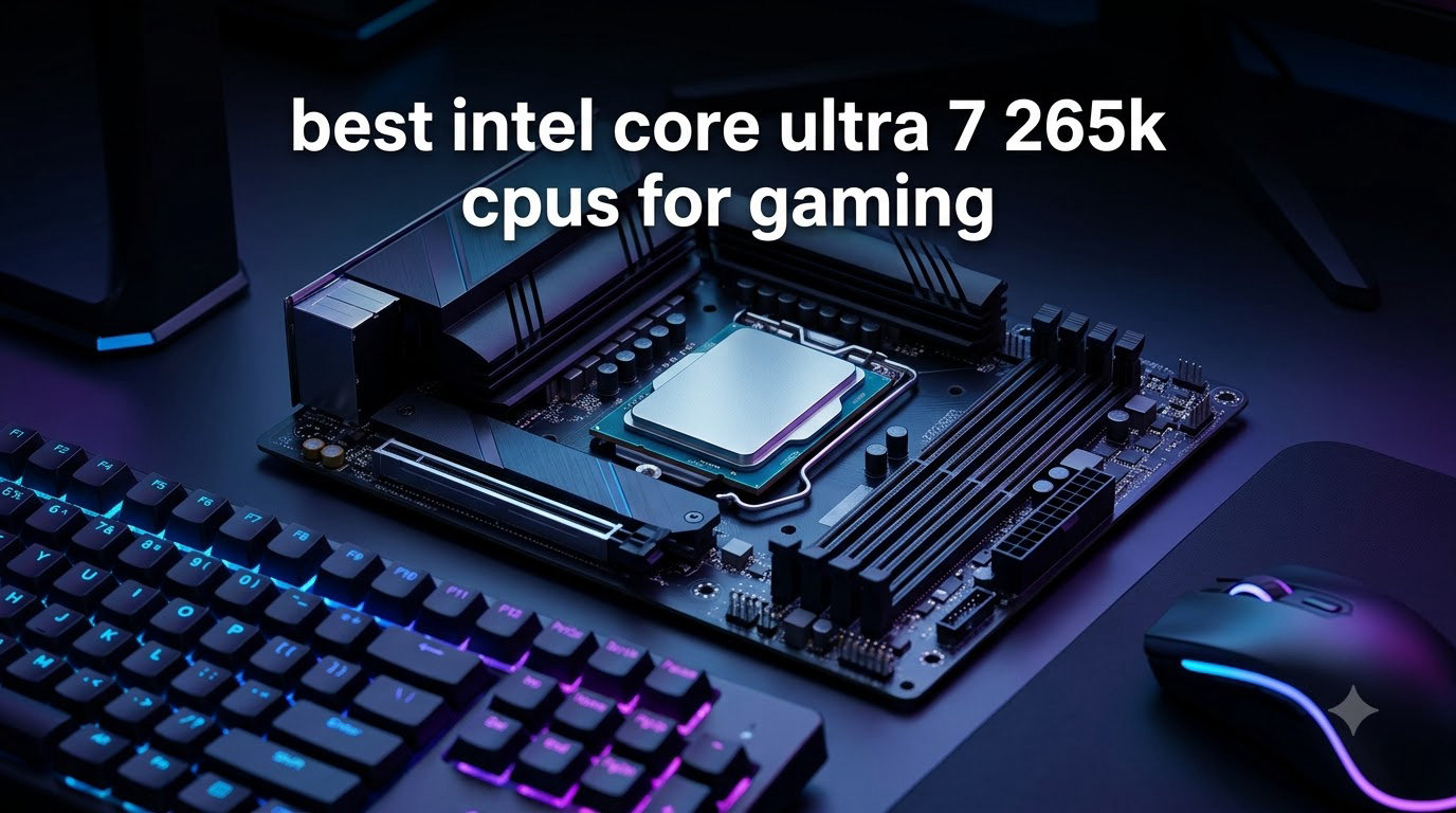 best intel core ultra 7 265k cpus for gaming