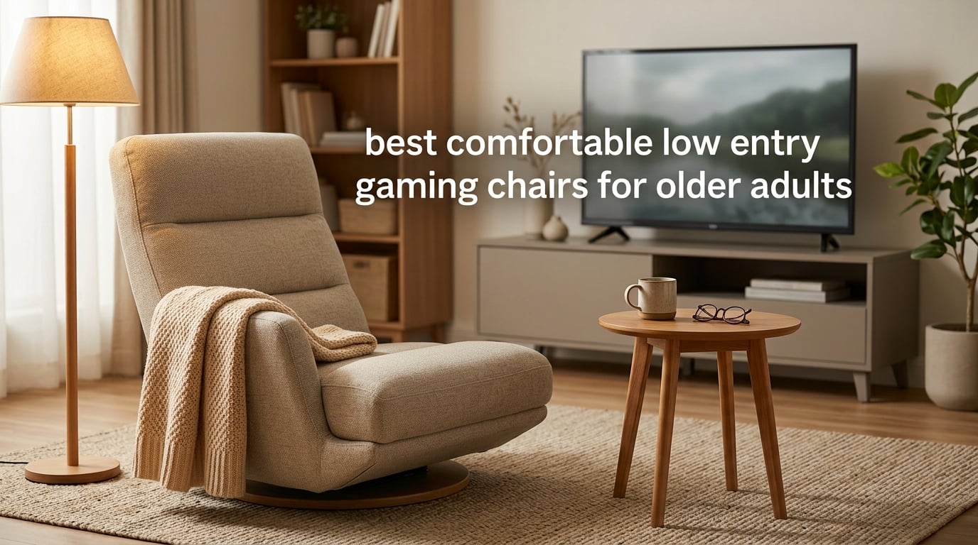 best comfortable low entry gaming chairs for older adults