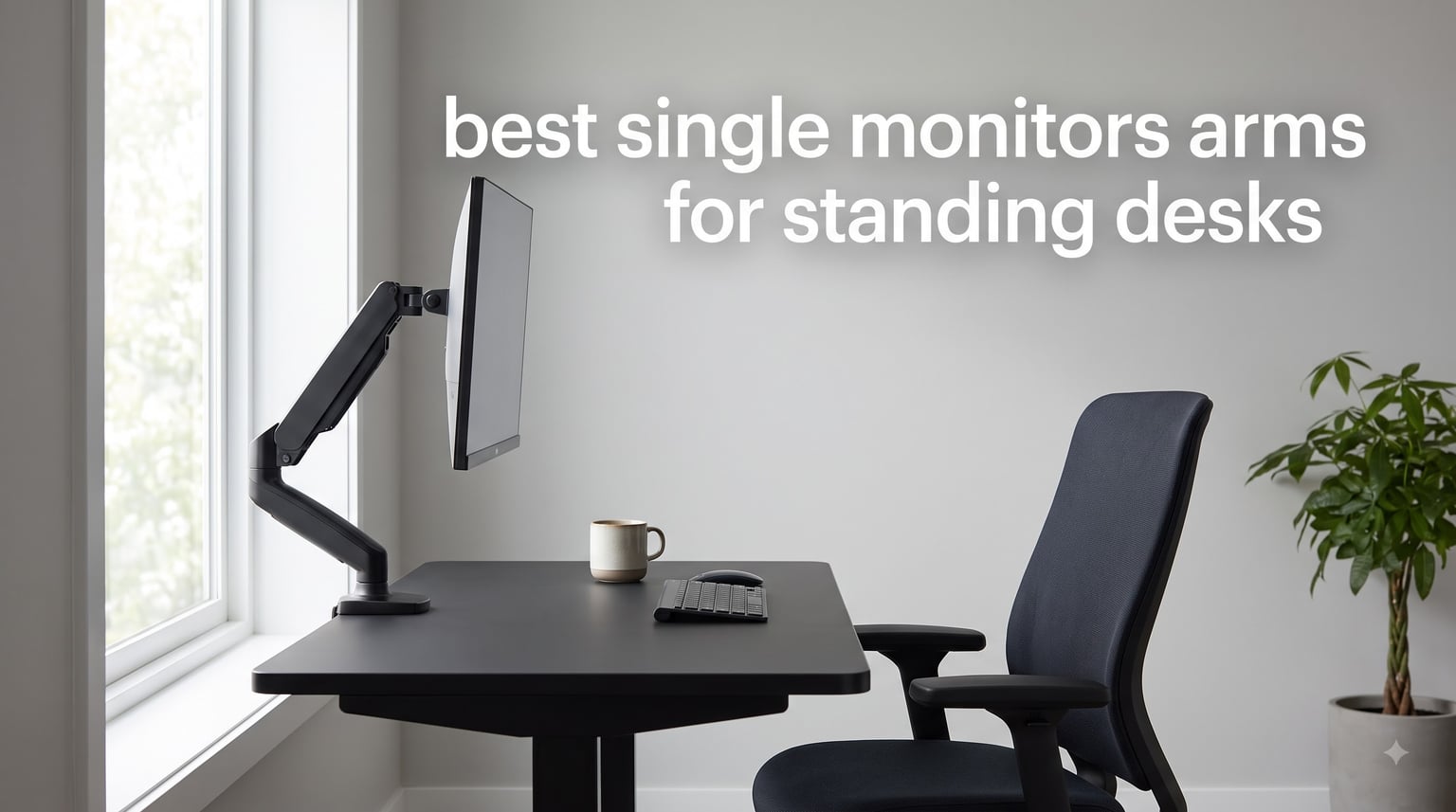 best single monitors arms for standing desks