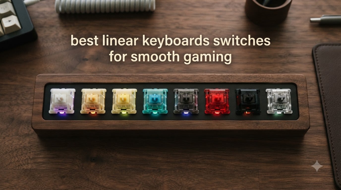 best linear keyboards switches for smooth gaming