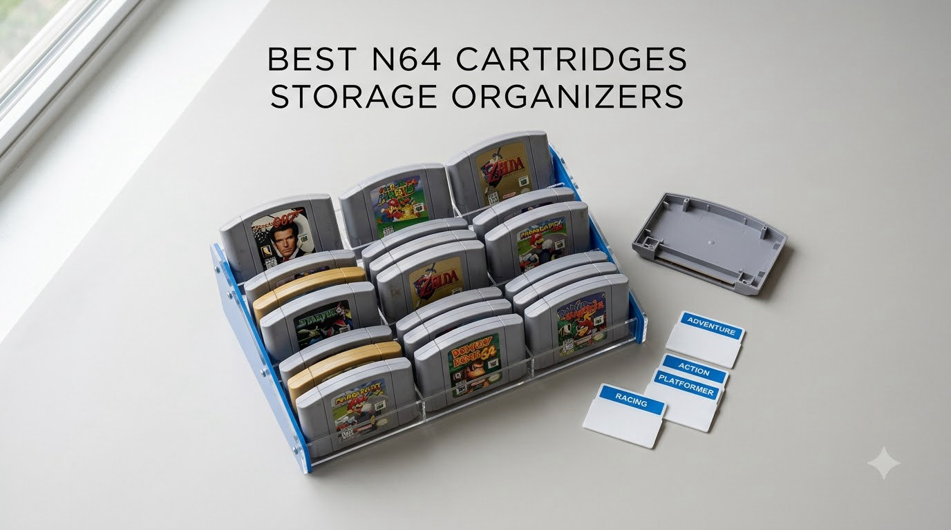 best n64 cartridges storage organizers
