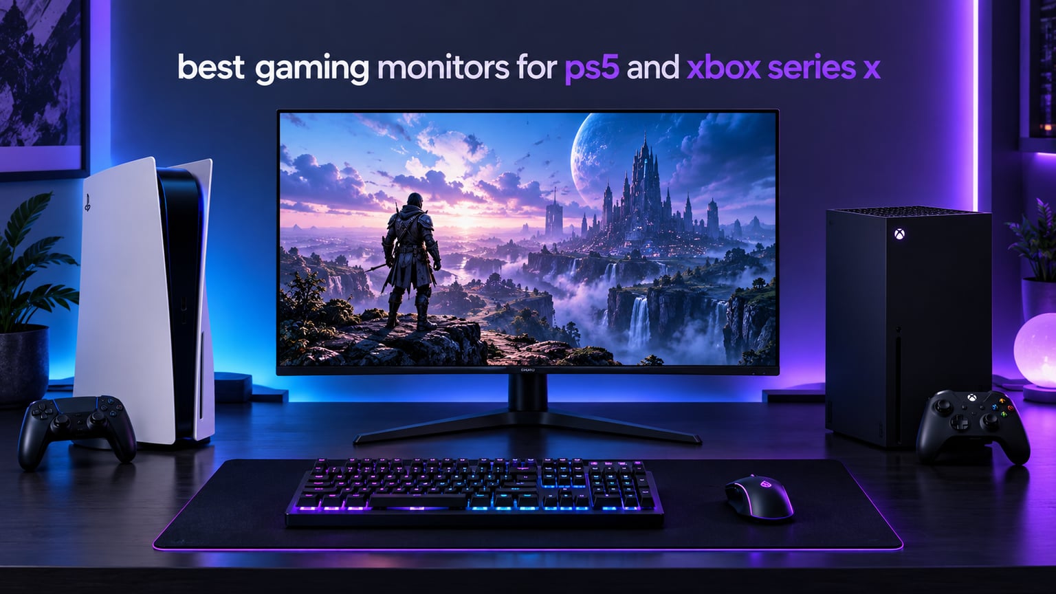 best gaming monitors for ps5 and xbox series x
