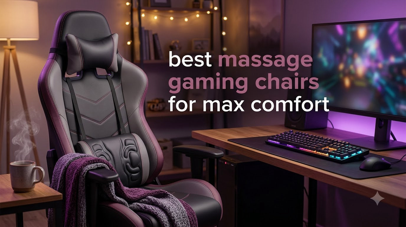 best massage gaming chairs for max comfort