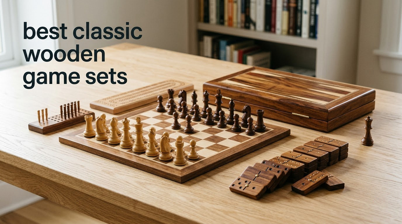 best classic wooden game sets