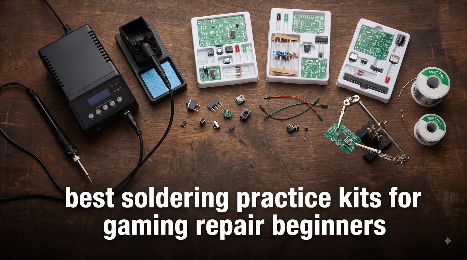 best soldering practice kits for gaming repair beginners