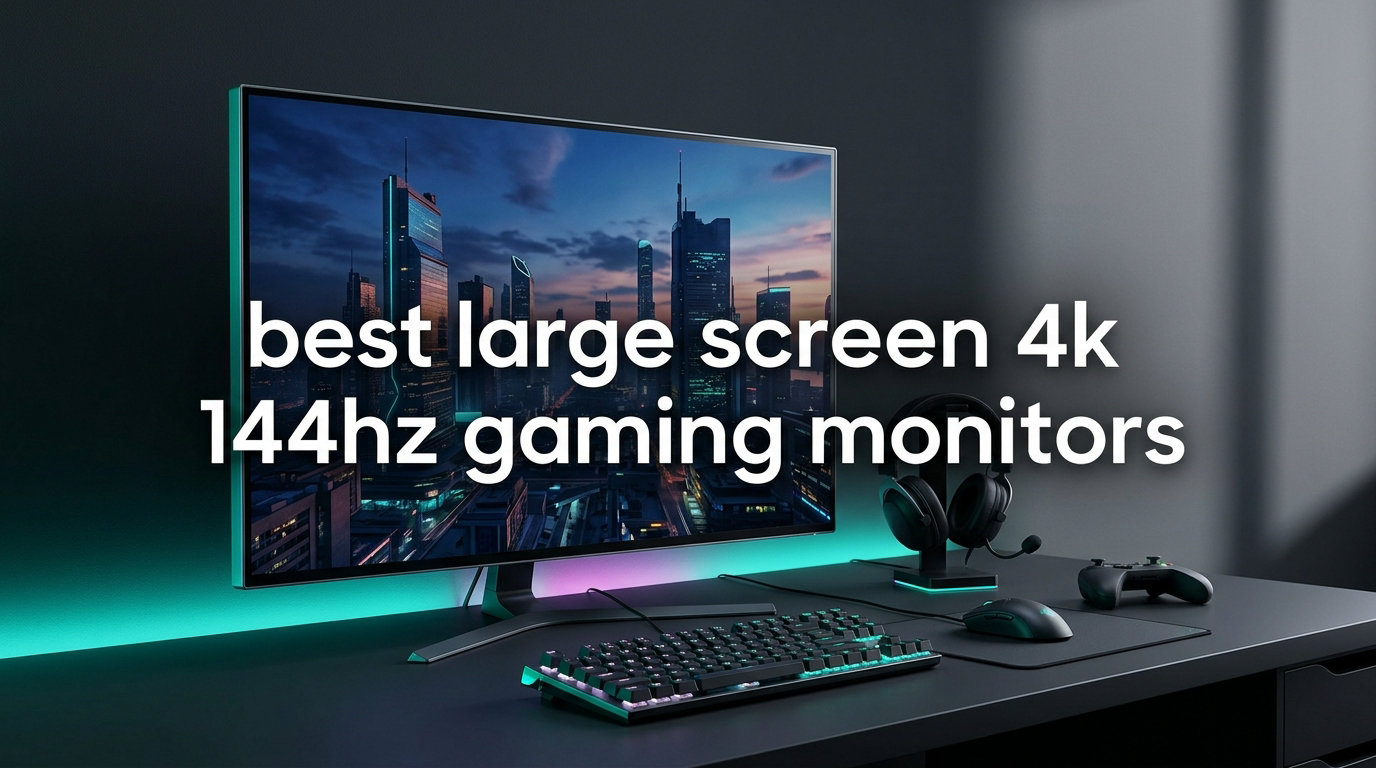 best large screen 4k 144hz gaming monitors