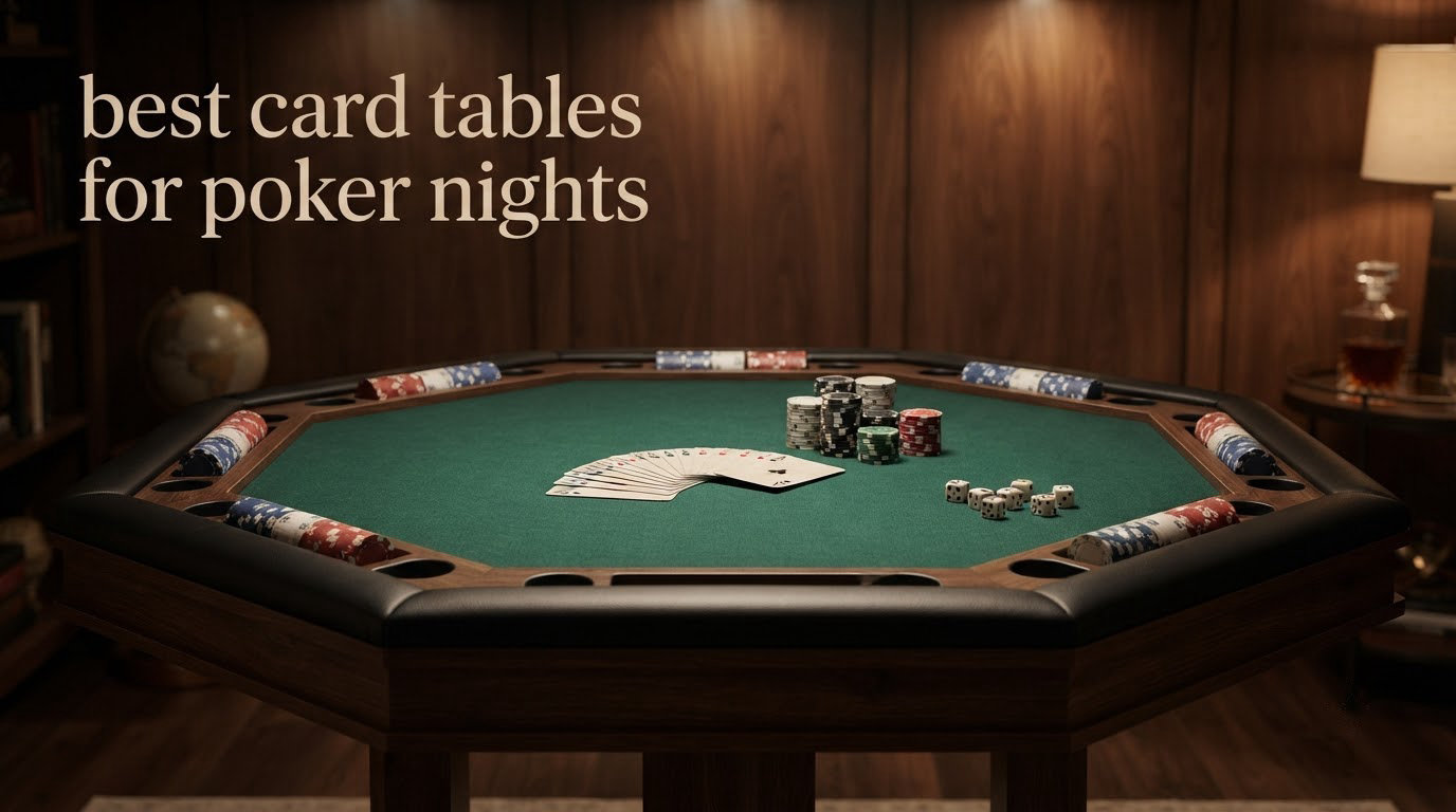 best card tables for poker nights