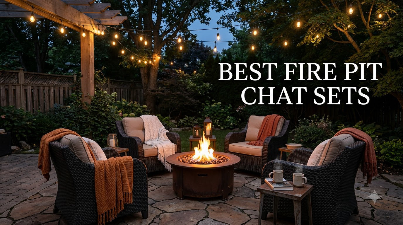 best fire pit chat sets