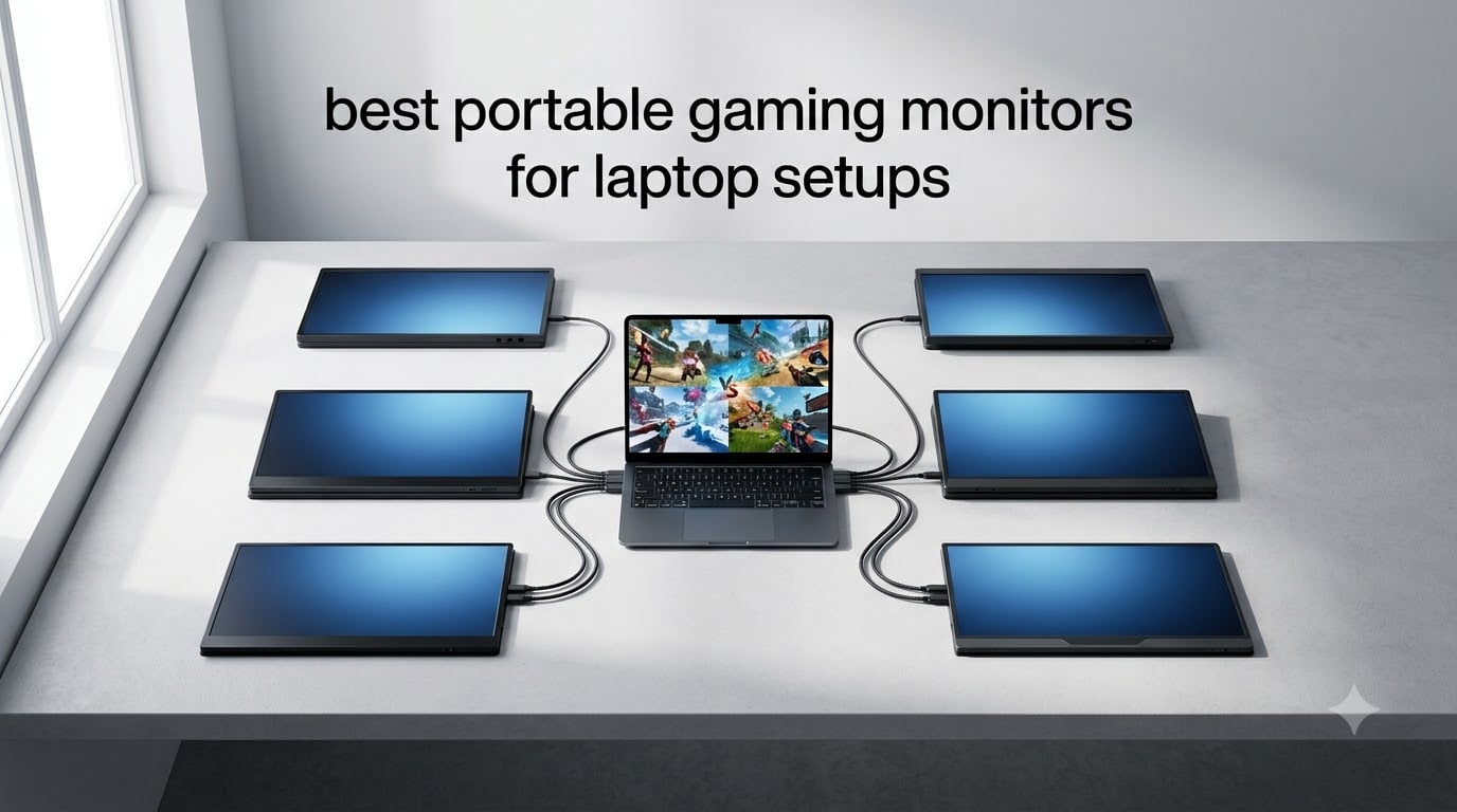 best portable gaming monitors for laptop setups