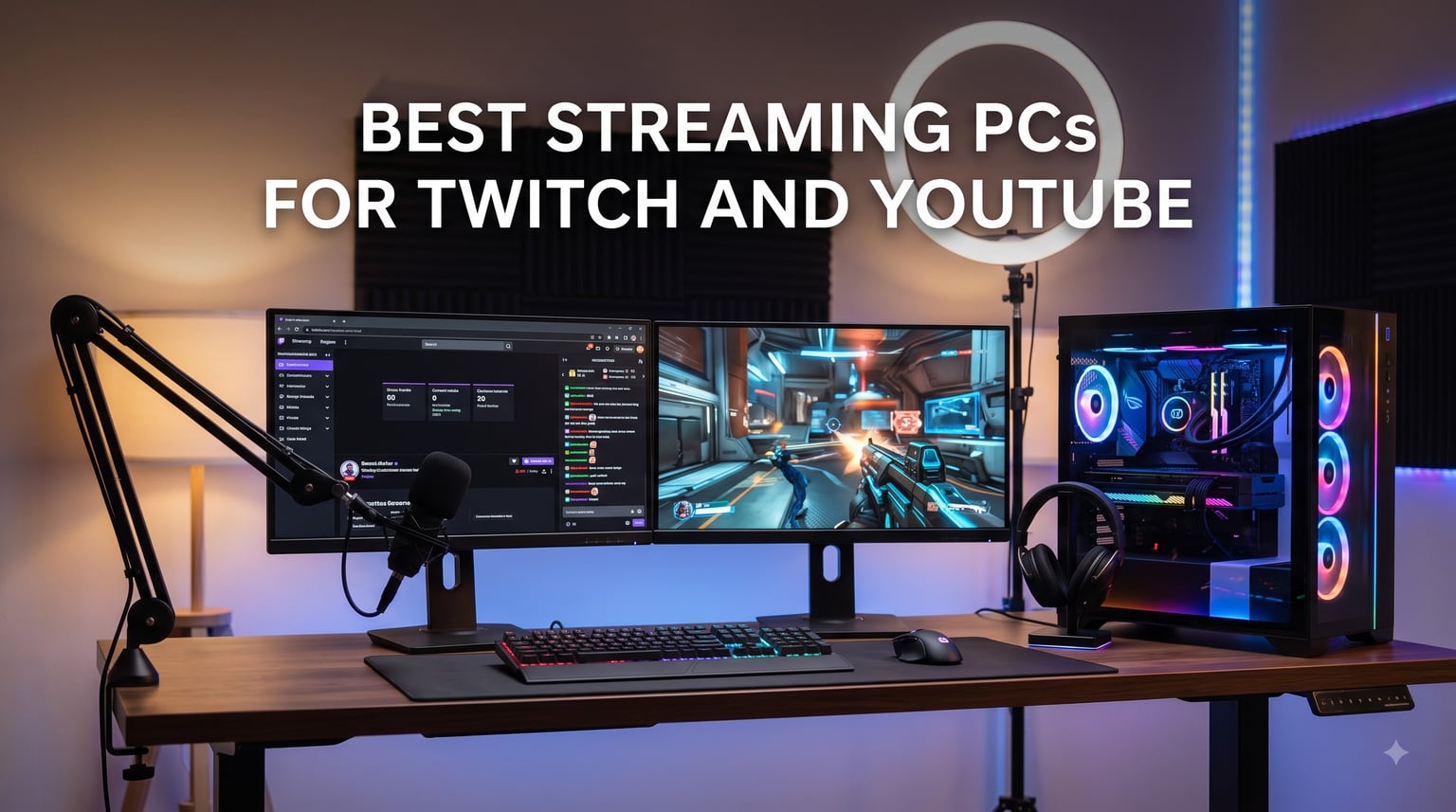 best streaming pcs for twitch and youtube