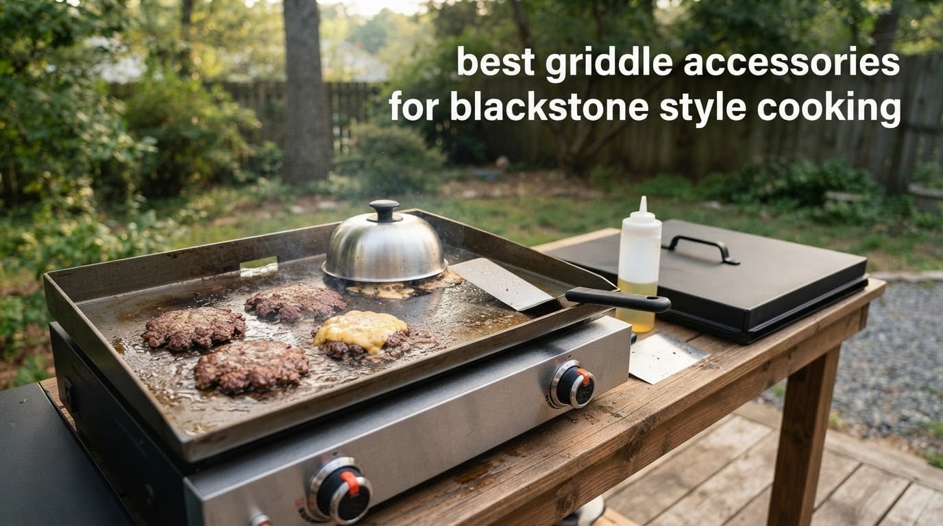 best griddle accessories for blackstone style cooking