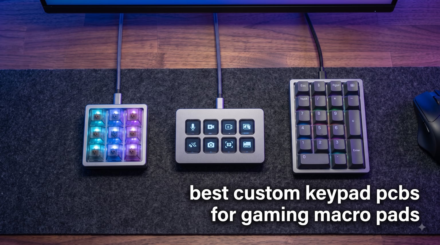 best custom keypad pcbs for gaming macro pads