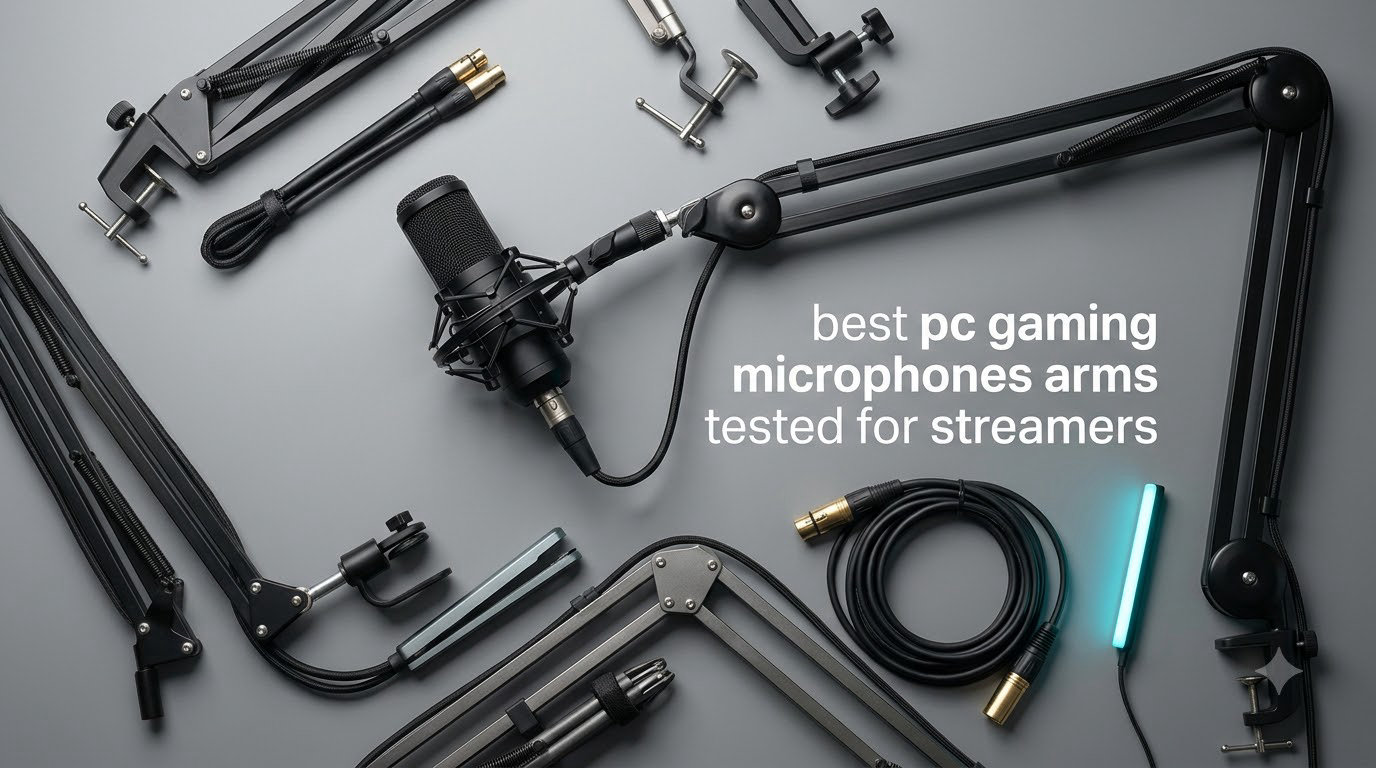 best pc gaming microphones arms tested for streamers