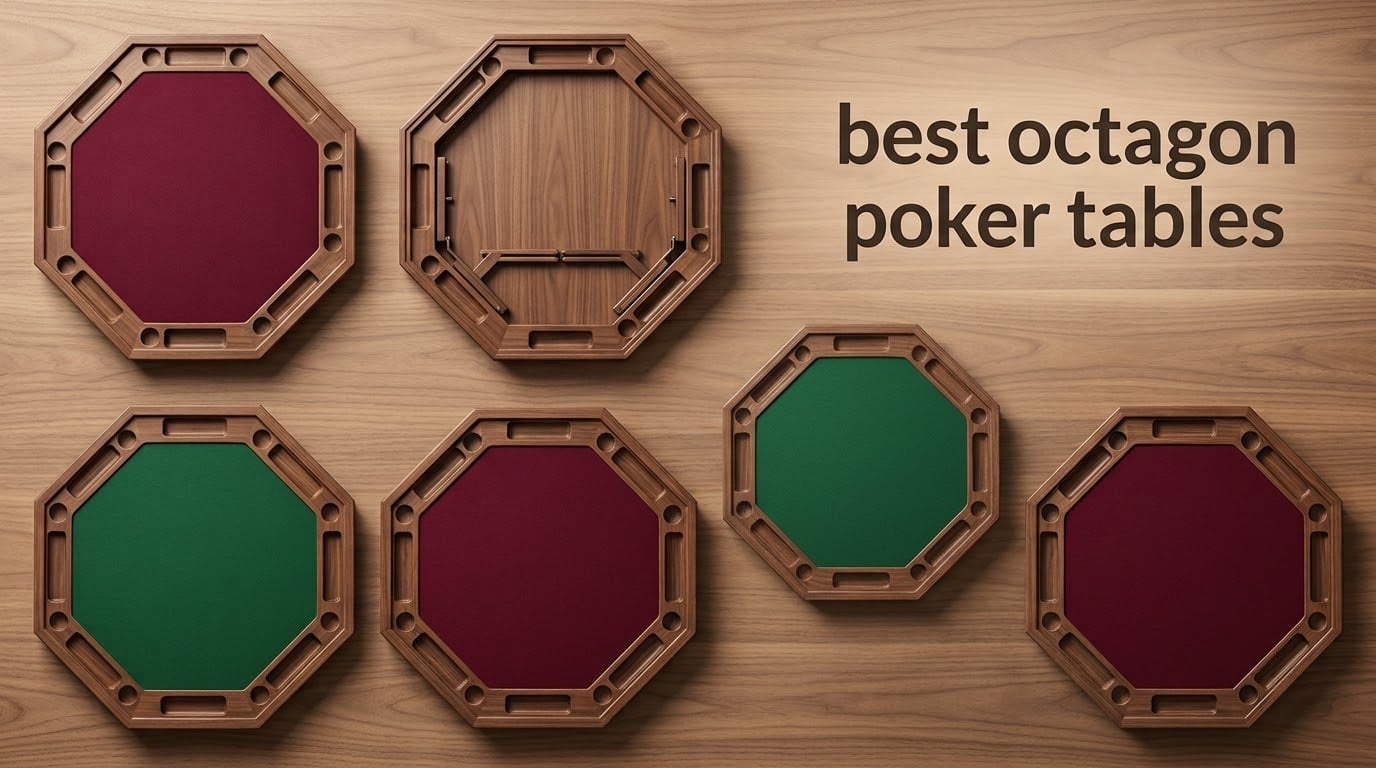 best octagon poker tables