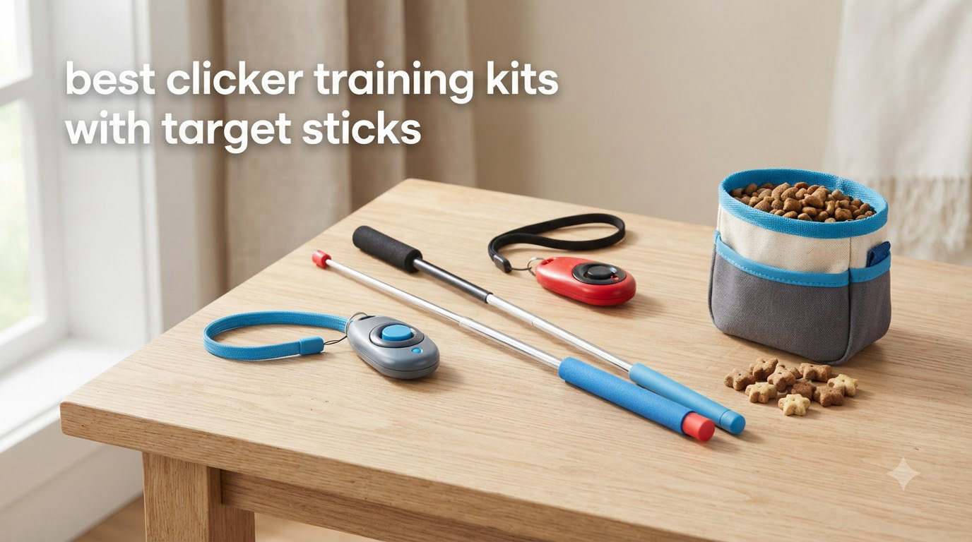 best clicker training kits with target sticks