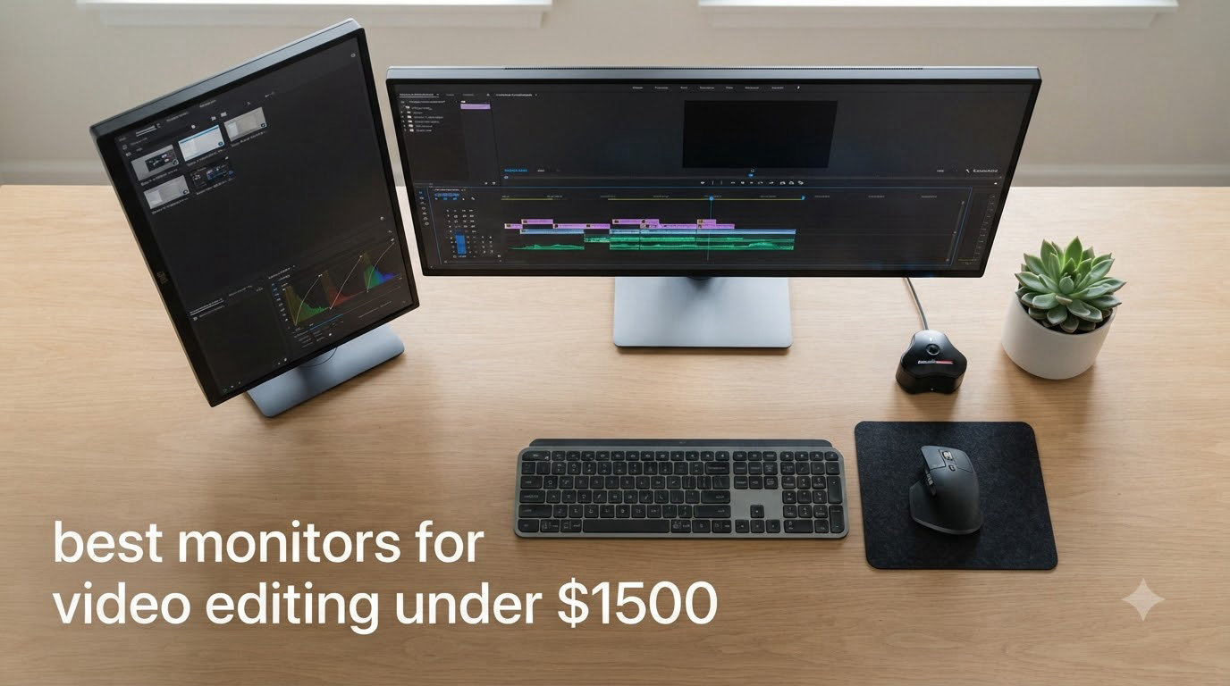 best monitors for video editing under $1500