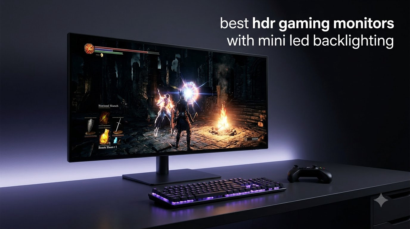 best hdr gaming monitors with mini led backlighting