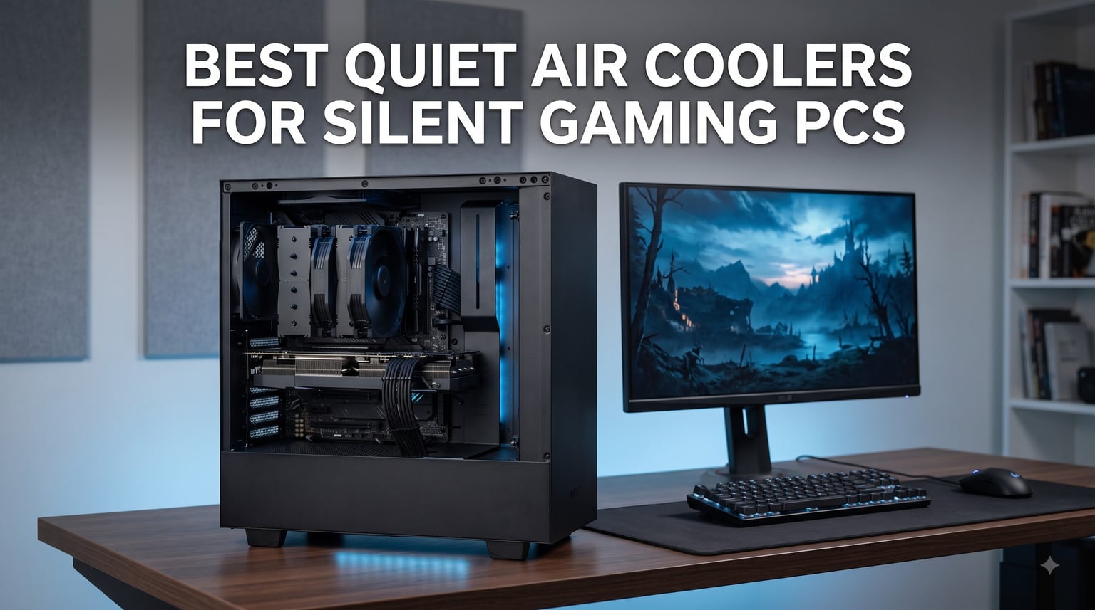 best quiet air coolers for silent gaming pcs