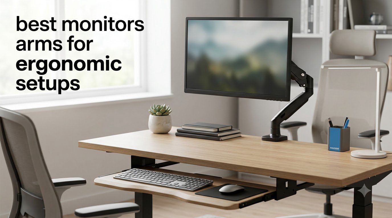 best monitors arms for ergonomic setups
