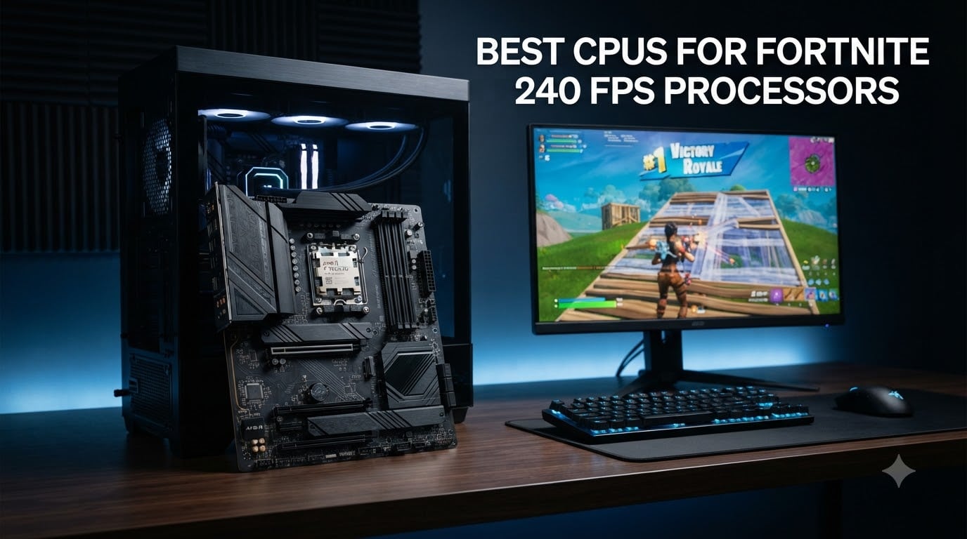 best cpus for fortnite 240 fps processors