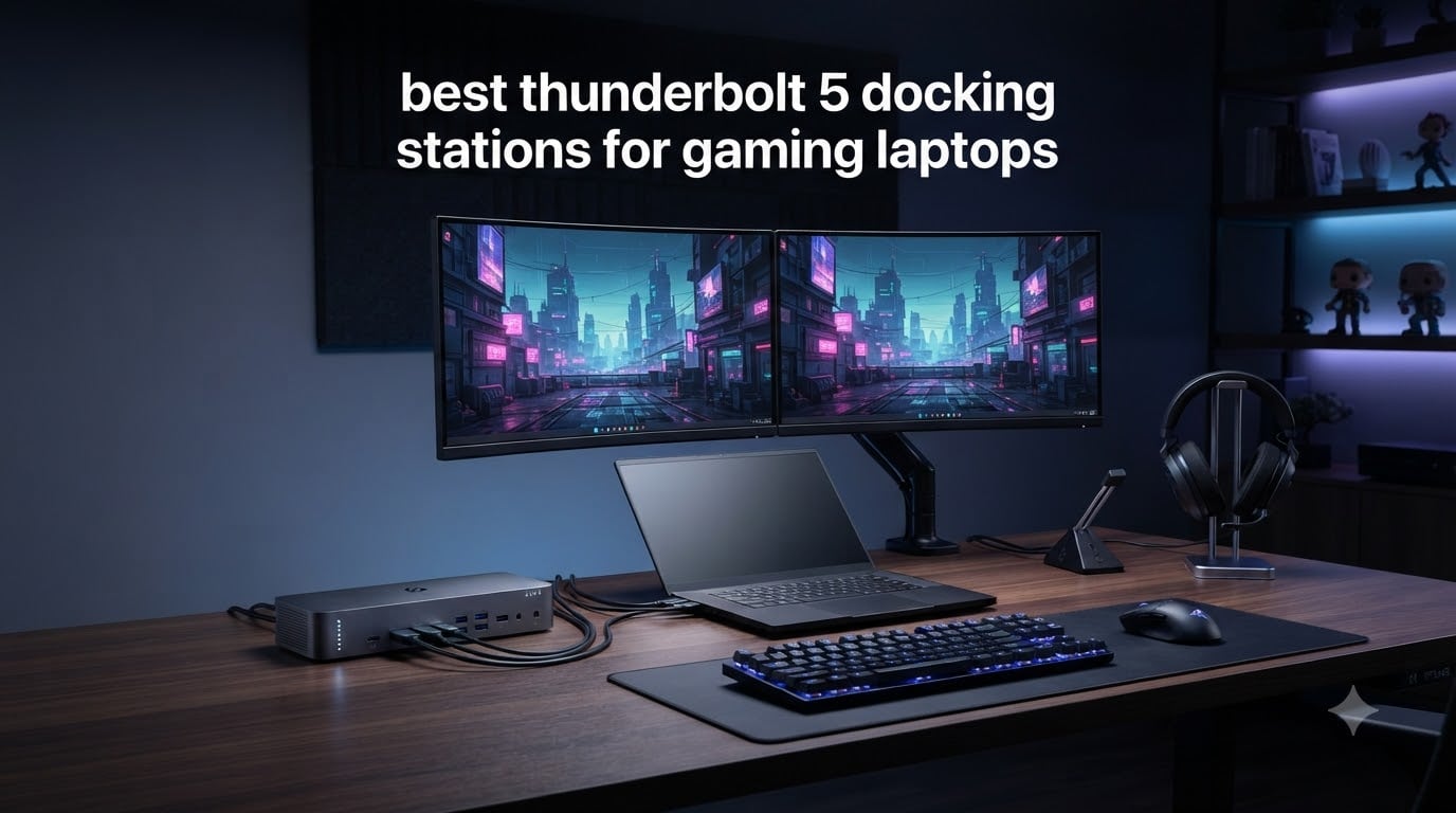 best thunderbolt 5 docking stations for gaming laptops