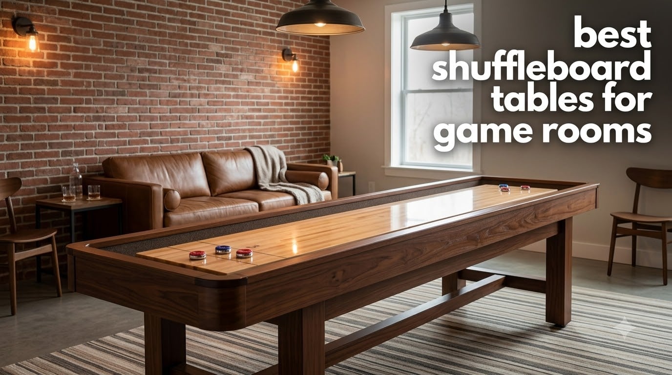 best shuffleboard tables for game rooms
