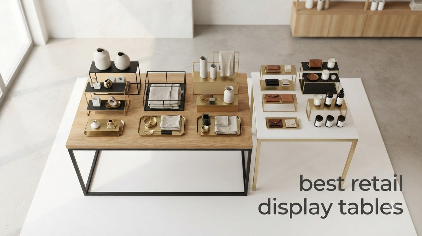 best retail display tables