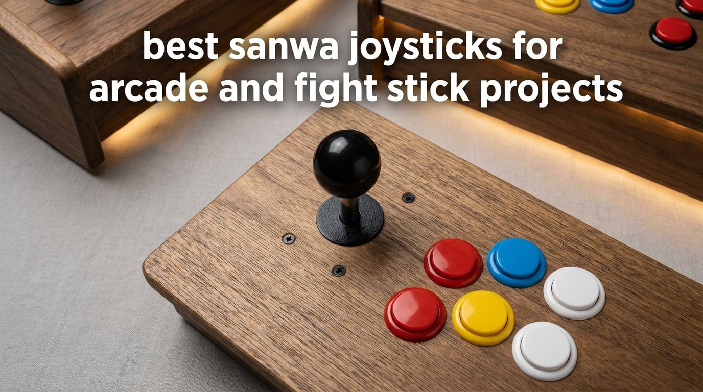 best sanwa joysticks for arcade and fight stick projects