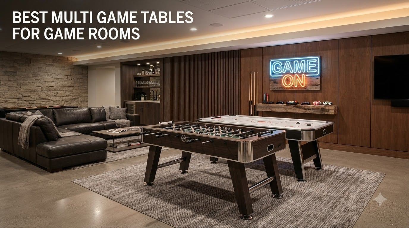 best multi game tables for game rooms