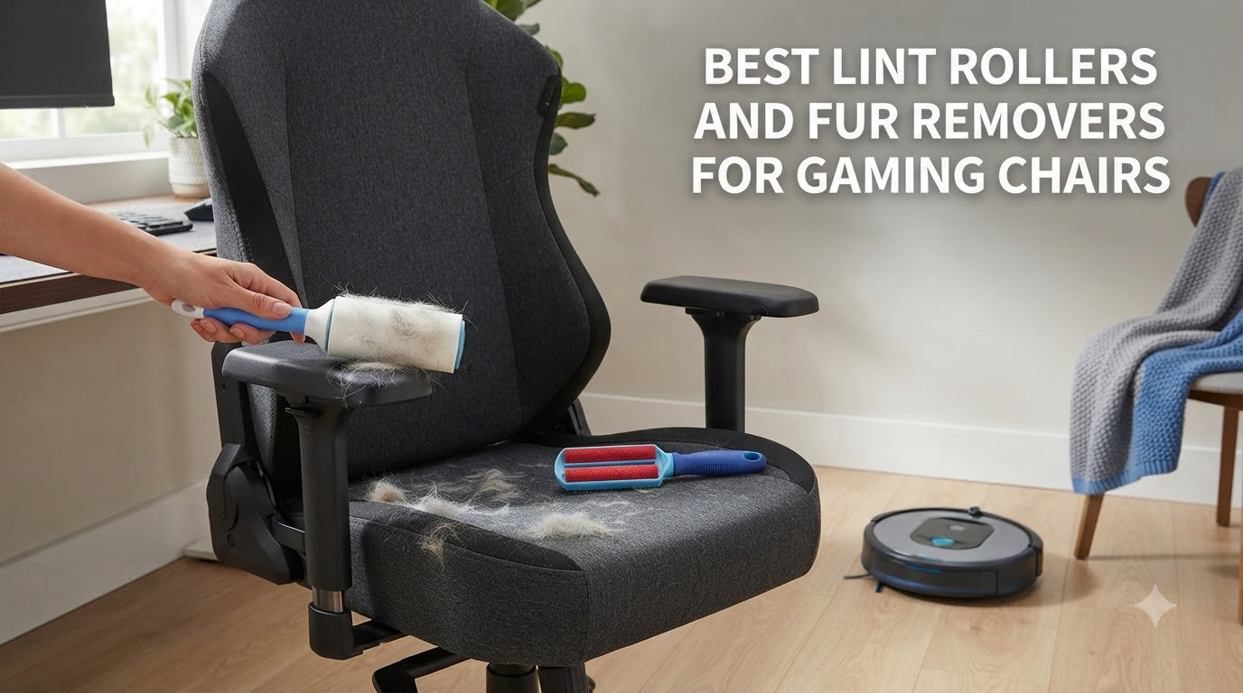 best lint rollers and fur removers for gaming chairs