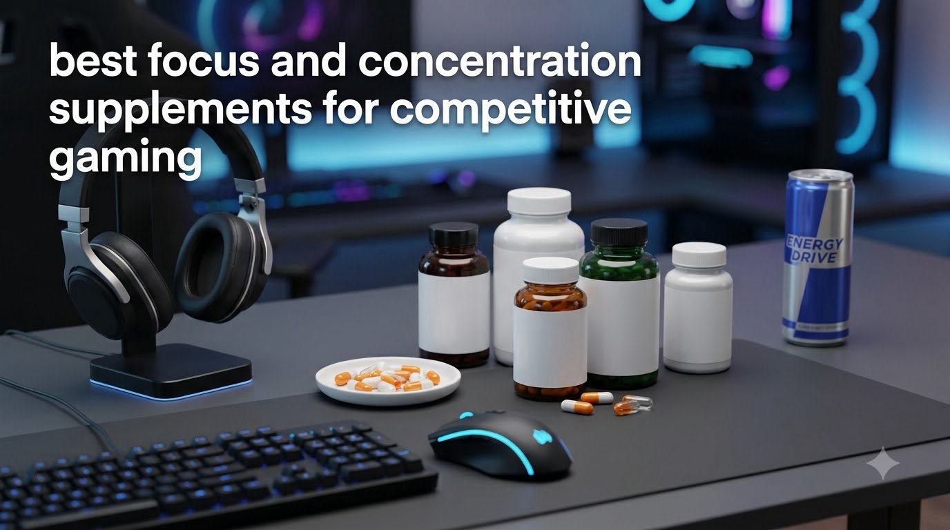 best focus and concentration supplements for competitive gaming