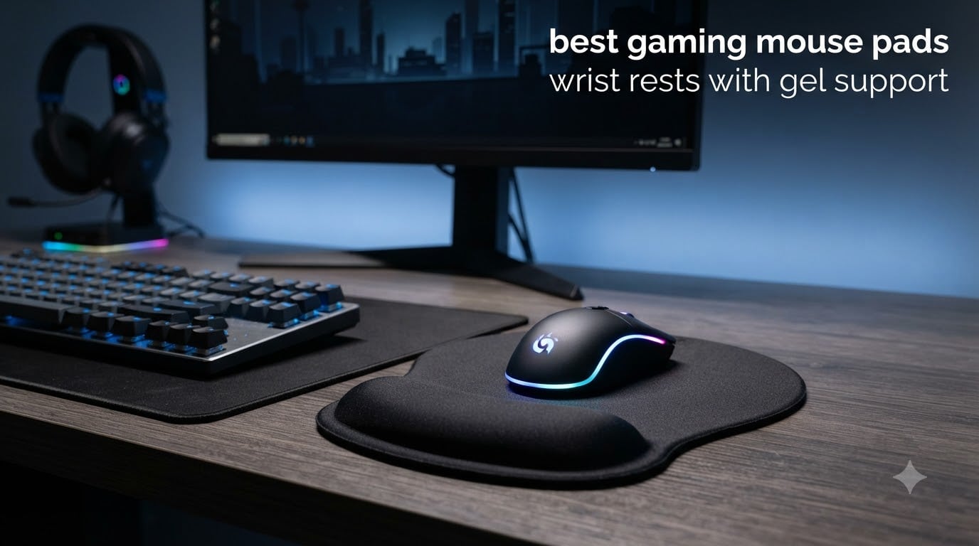 best gaming mouse pads wrist rests with gel support