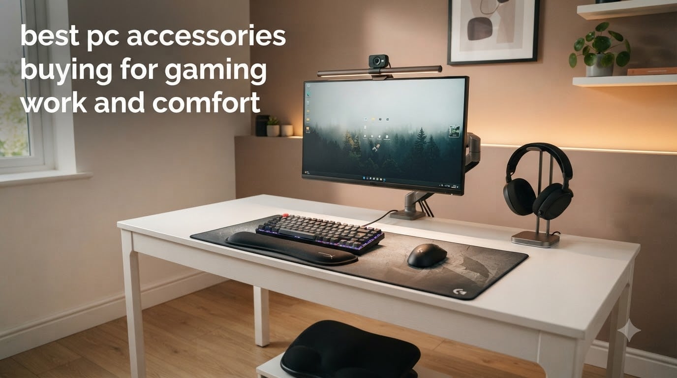 best pc accessories buying for gaming work and comfort