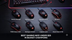 best gaming mice under $25 in budget champions