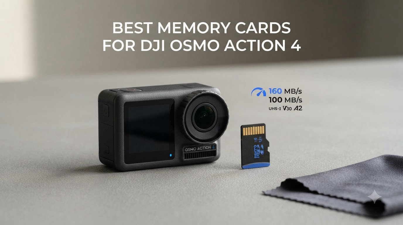 best memory cards for dji osmo action 4