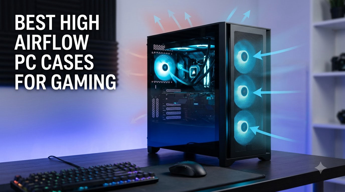 best high airflow pc cases for gaming