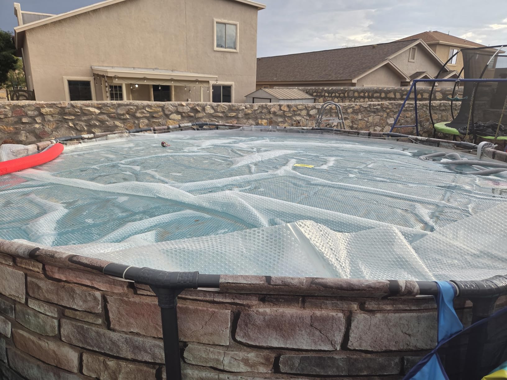 Sun2Solar Blue 24 ft Round Pool Solar Cover | 12 Mil | Heat Retaining customer photo 1