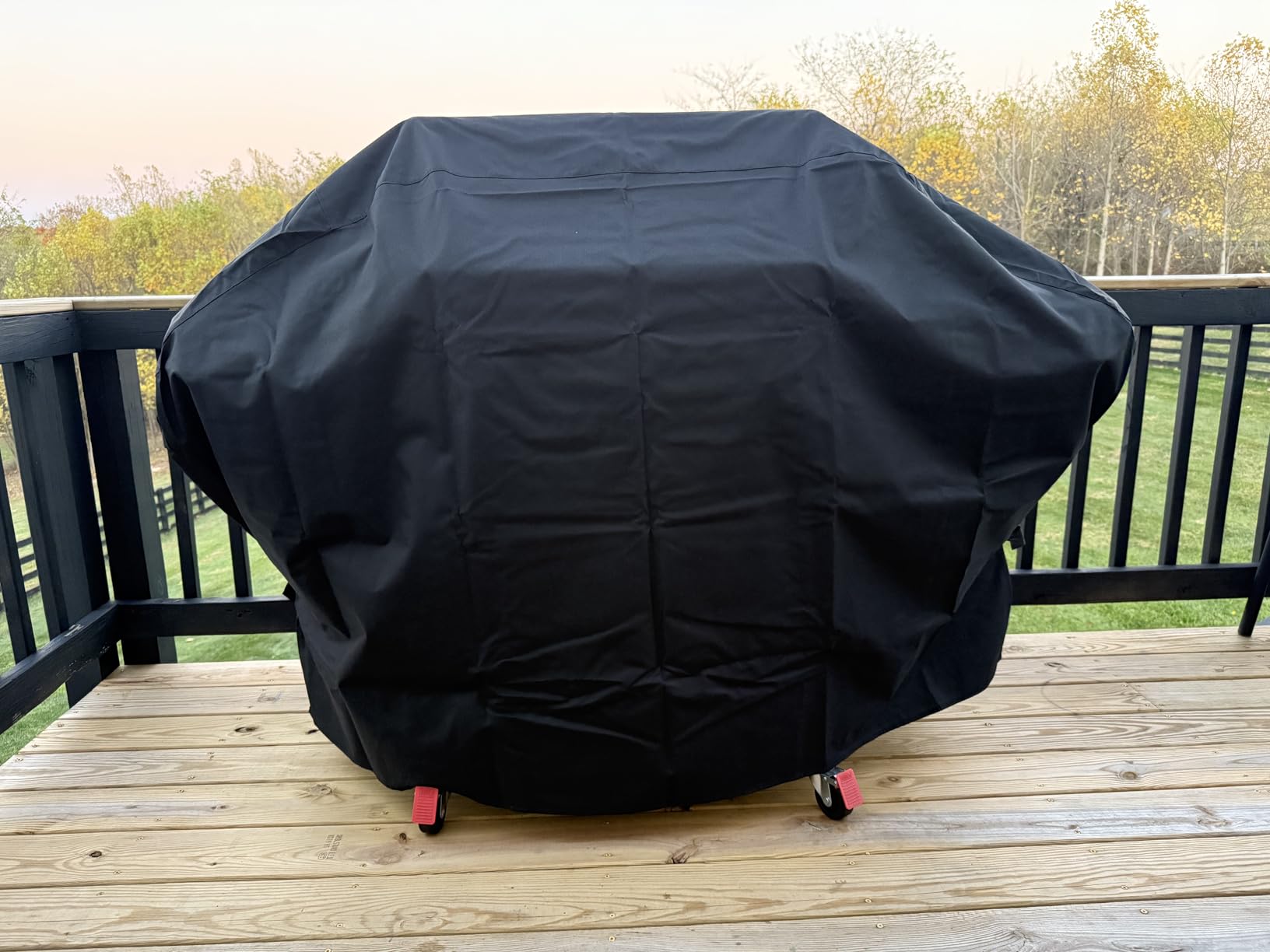 Unicook Heavy Duty Waterproof Grill Cover for Outdoor Grill 65 Inch, Black customer photo 2