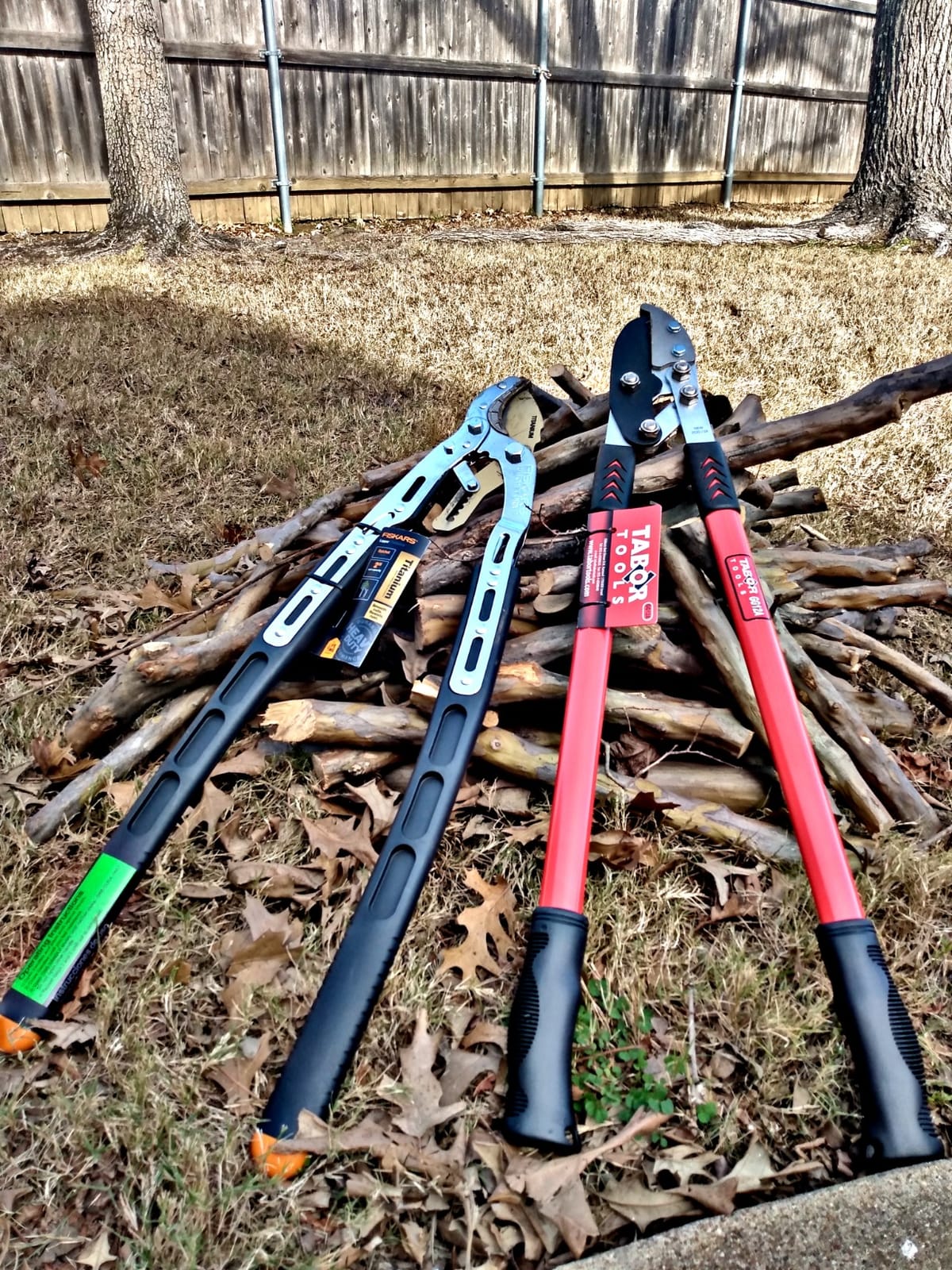 TABOR TOOLS GG12A Anvil Lopper with Compound Action, 30 Inch Tree Trimmer & Branch Cutter, Heavy Duty Tree Pruner with 2 Inch Cut Capacity, Chops Thick Dry Branches with Ease customer photo 1