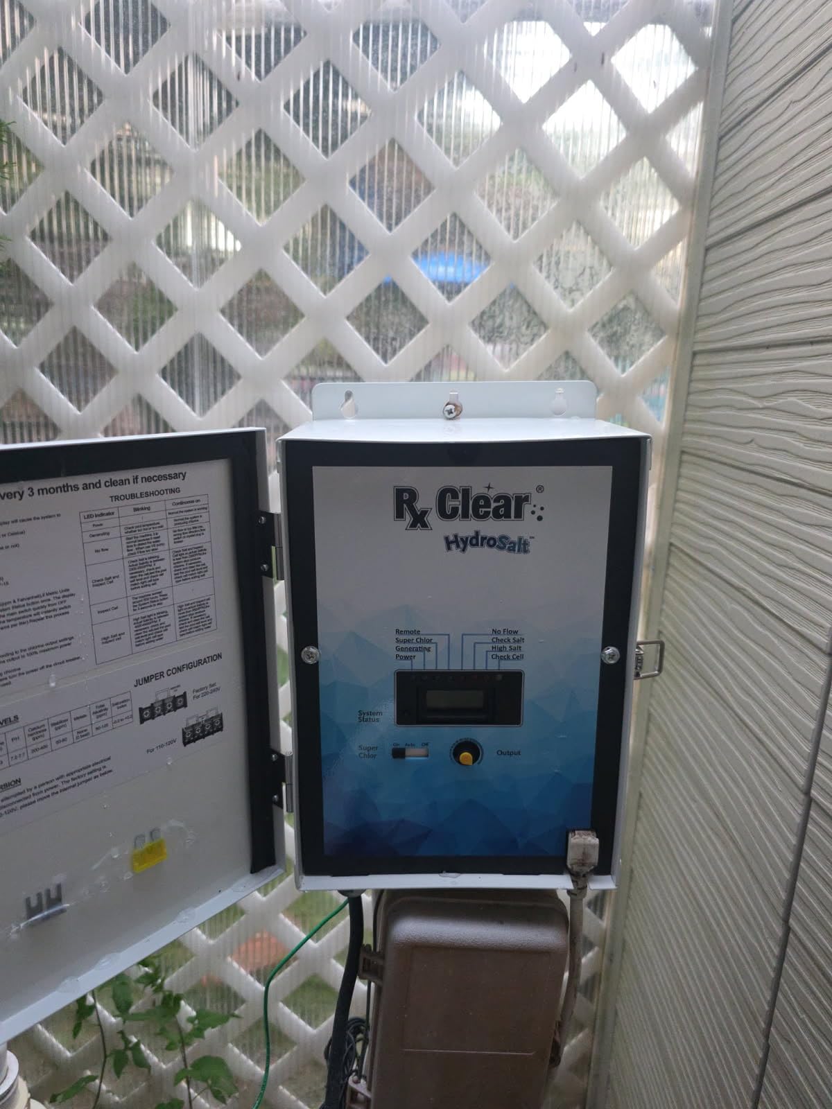 Rx Clear Hydrosalt Cell Electronic Salt Generator Chlorinator | 40,000 Gal customer photo 1