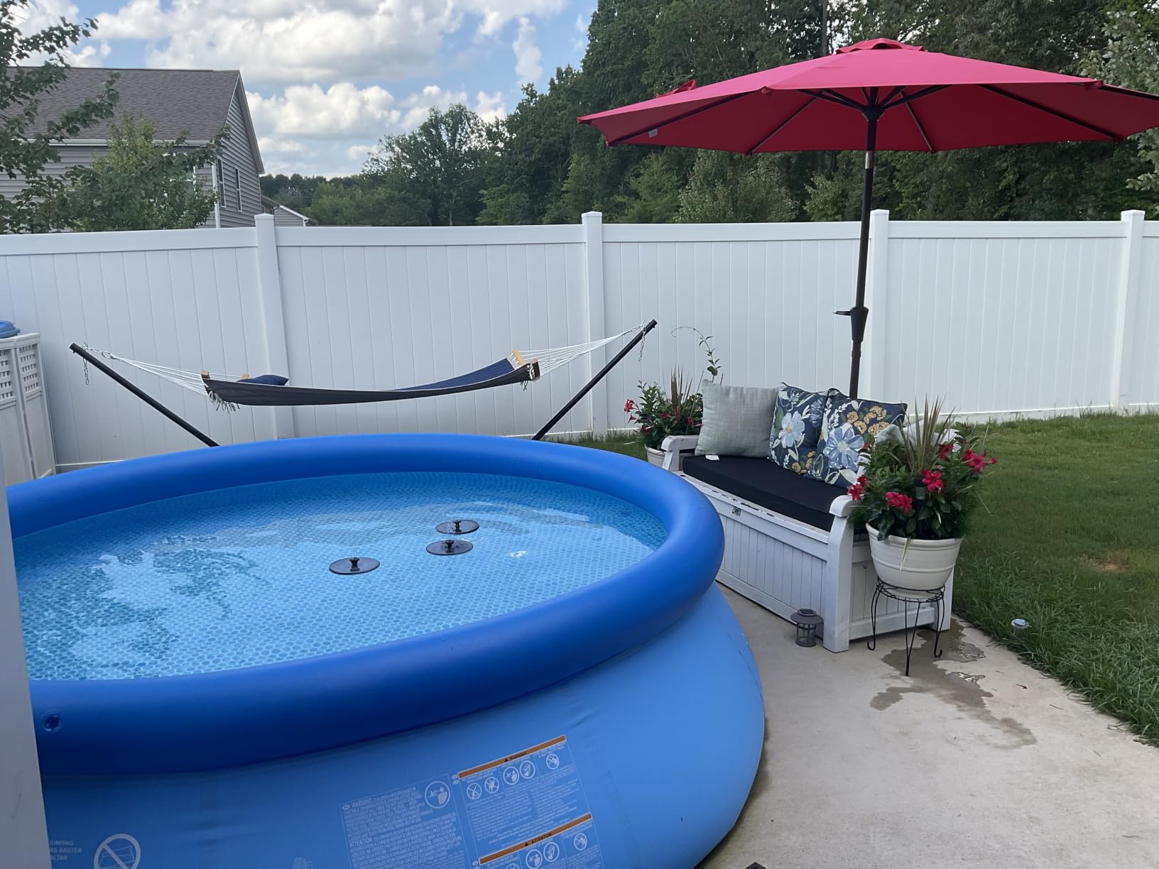 INTEX Easy Set 15 ft x 48in Inflatable Ring Above Ground Pool Set w/Pump customer photo 2
