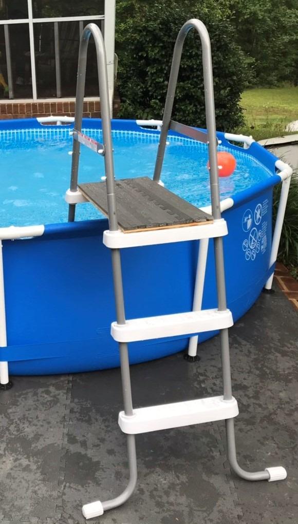 INTEX Steel Frame Pool Ladder for 42in Depth Above Ground Swimming Pools customer photo 1
