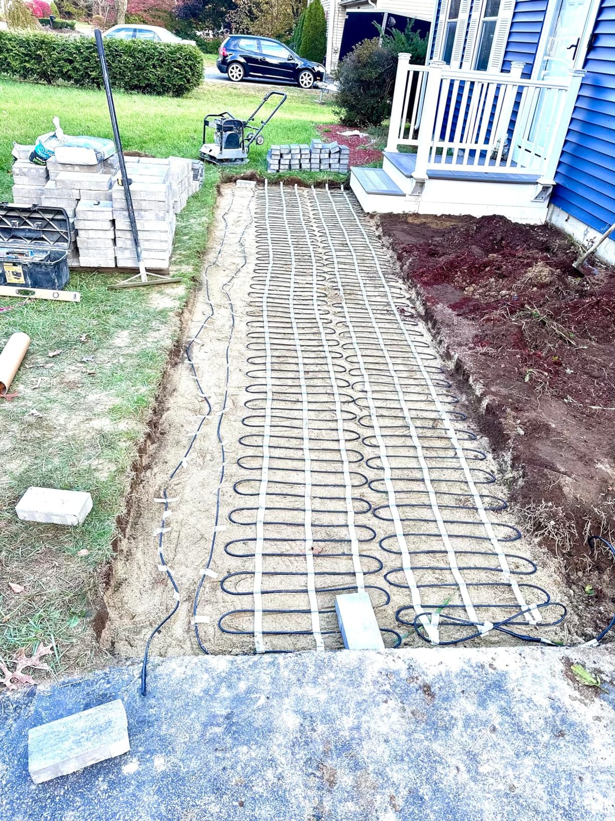 10 Sqft Embedded Heated Driveway System customer photo 2