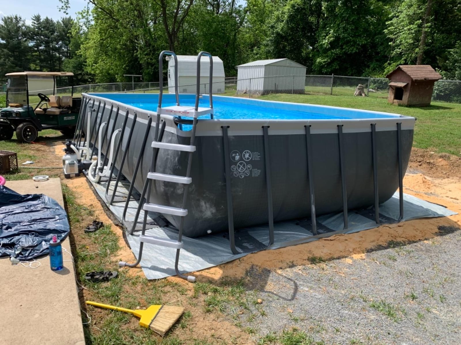 INTEX Ultra XTR 32ft x 16ft x 52in Above Ground Swimming Pool Set w/Pump customer photo 1