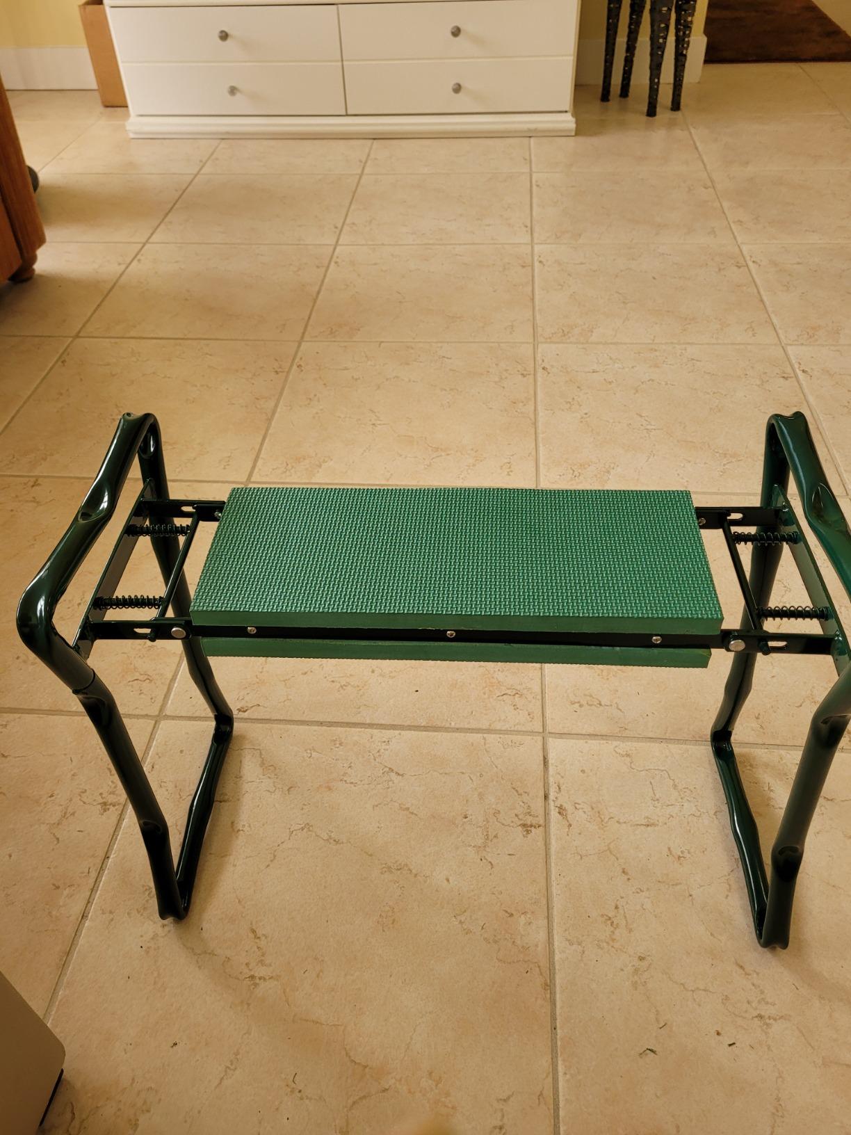 BESTHLS Garden Kneeler and Seat,Multifunctional Kneeler Bench for Seniors customer photo 2