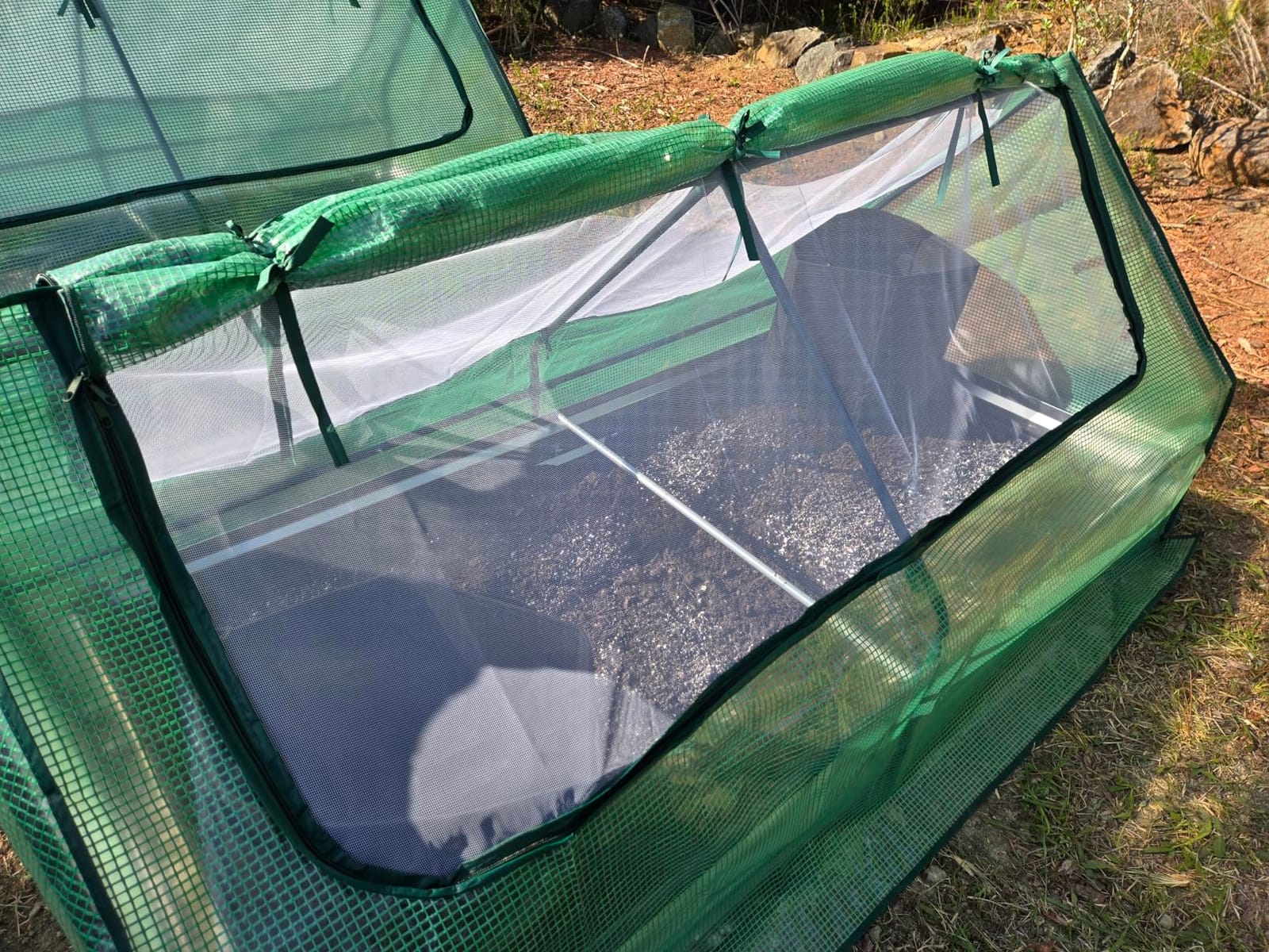 Quictent Raised Garden Bed with Cover Galvanized Planter Box 6x3x1ft customer photo 1